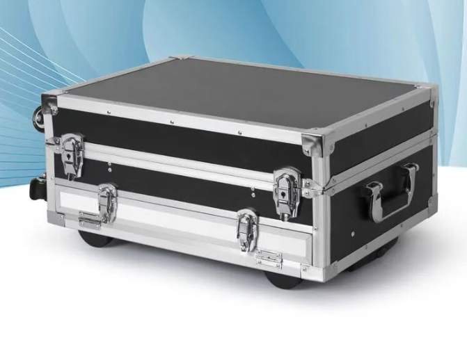 上開蓋和側(cè)開帶抽屜鋁合金拉桿箱